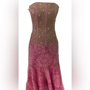 Custom Handmade Pink Sequenced Dress 🩷